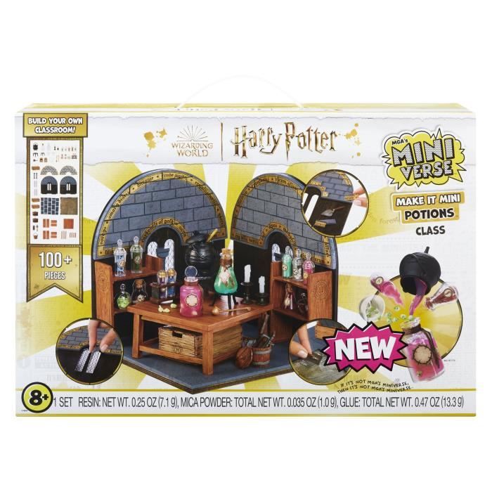 MGA Miniverse - Harry Potter - Creative Game - Mini Set Hogwarts Potions Classes - Creative and decorative resin leisure - Non Co