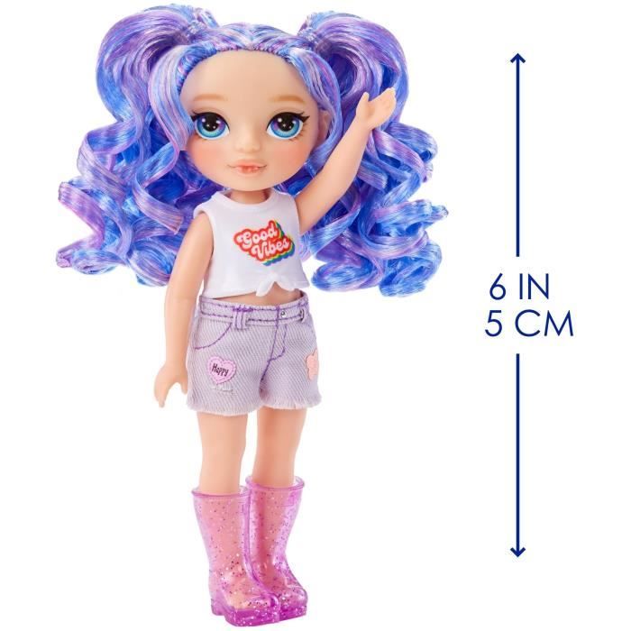 Rainbow High Littles - 15cm Doll + Pet - Purple - Ages 4 and up
