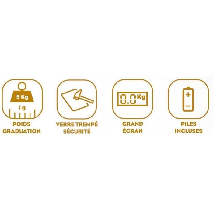 Culinary scale - Slim - Orange