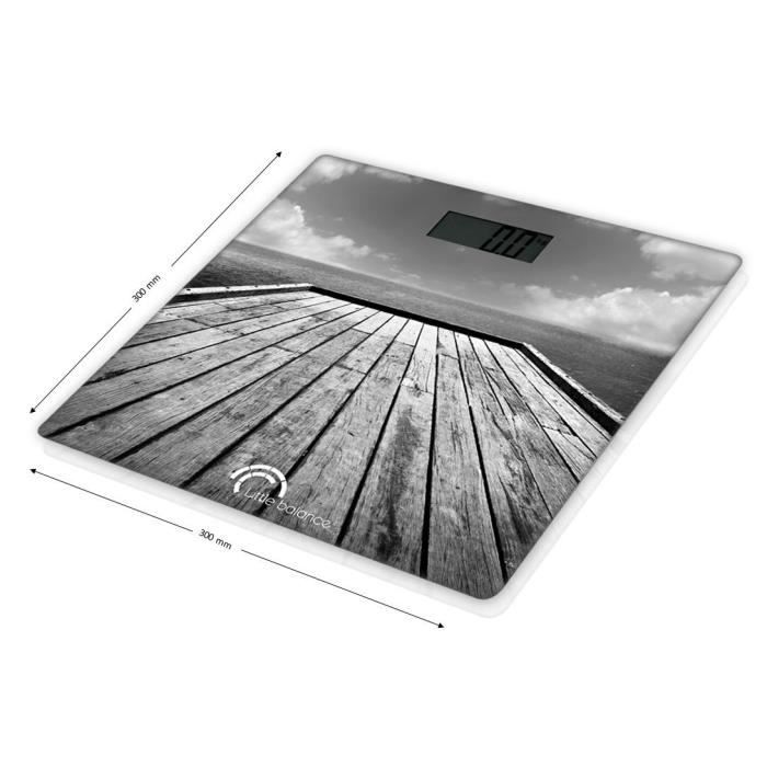 Electronic weighing machine Ponton - brown
