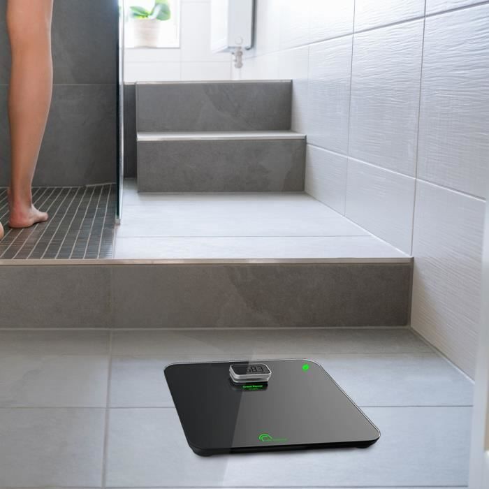 LITTLE BALANCE 8276 Kinetic Premium, Scale without battery, Rechargeable with its Little Balance button, 180 kg / 100 g, Black