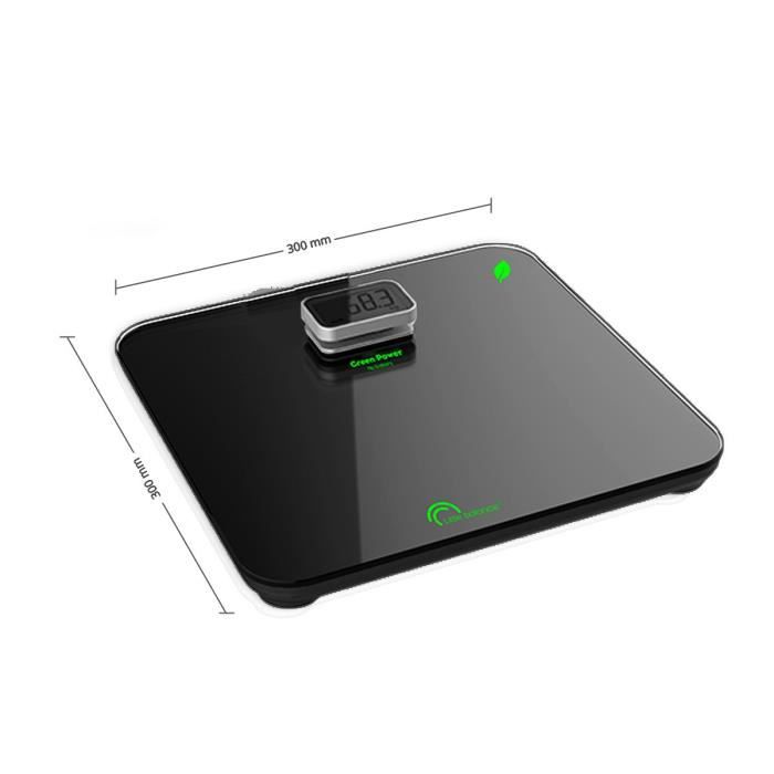 LITTLE BALANCE 8276 Kinetic Premium, Scale without battery, Rechargeable with its Little Balance button, 180 kg / 100 g, Black