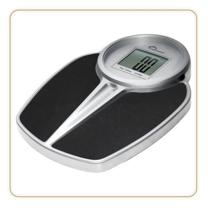 Bathroom scales - LITTLE BALANCE - 8327 - PRO M 225 - Electronic scale - 225 kg / 1 kg - Black / Silver