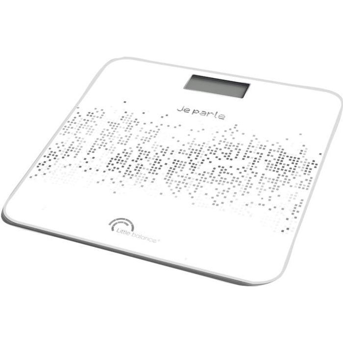 LITTLE BALANCE Talking Voice Scale 180kg / 100g - Black