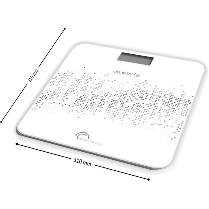 LITTLE BALANCE Talking Voice Scale 180kg / 100g - Black