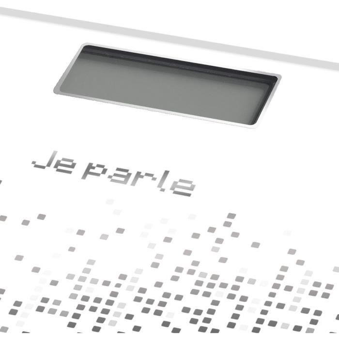 LITTLE BALANCE Talking Voice Scale 180kg / 100g - Black