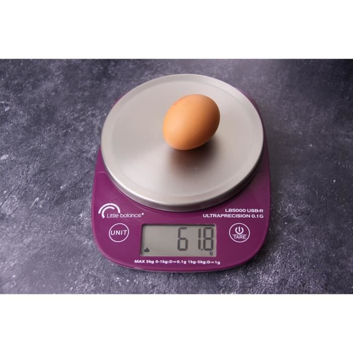 Culinary scale - LB 5000 Pro Inox 5.1 - Ultra-precision - USB - Repairable