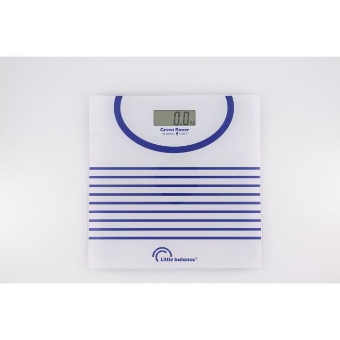 Bathroom scale - LITTLE BALANCE - 8655 - USB-repairable - 180 kg / 100 g - Mariniere