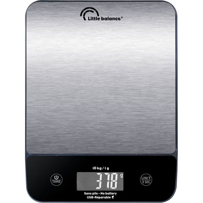 Balance culinaire - Happy Genius 10 Inox -USB - Réparable