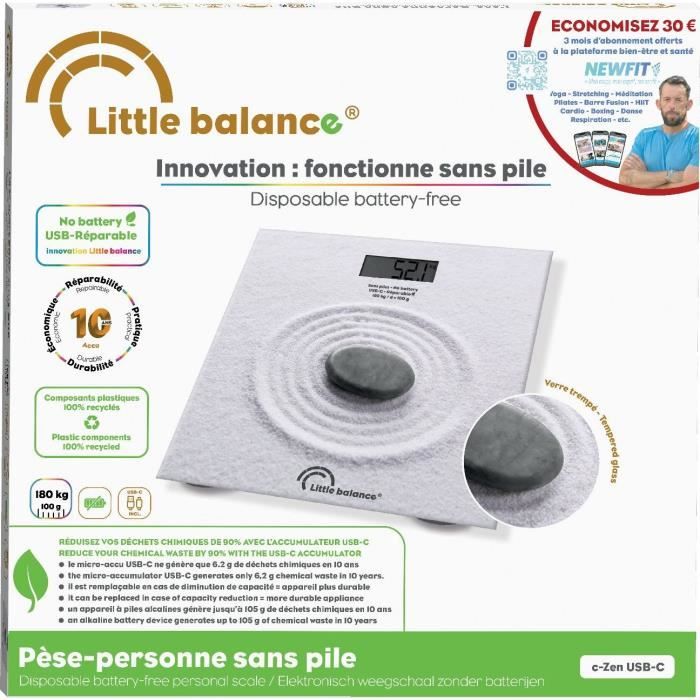 Personal scale - LITTLE BALANCE - USB-C - Zen