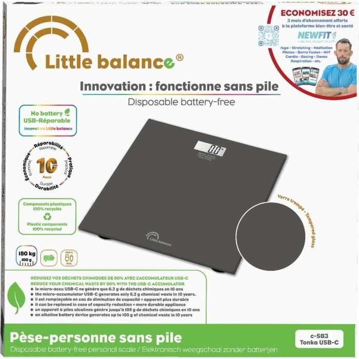 Bathroom scale - LITTLE BALANCE - SB3 - USB-C - Tonka