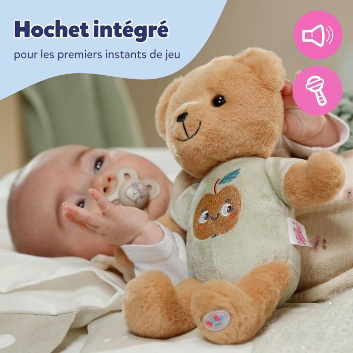 Peluche - BABY BORN - Teddy l'ourson - 26cm - Des la naissance