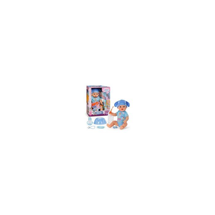Jonas Doll - BABY BORN - 43 cm - Click & Play - 10 Functions + 8 Accessories - No batteries required, articulated arms and elbows