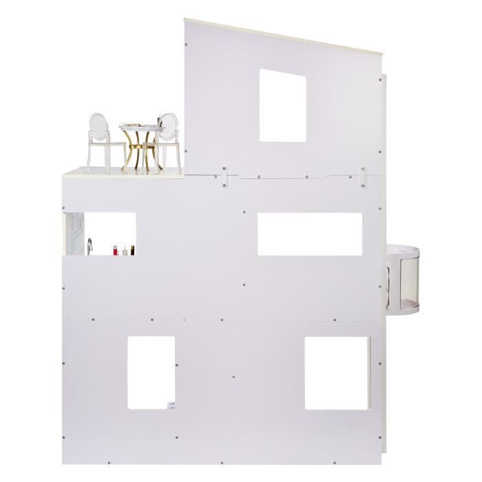 Rainbow High Townhouse - Wooden house 3 floors and 6 rooms - Functional elevator and mobile furniture