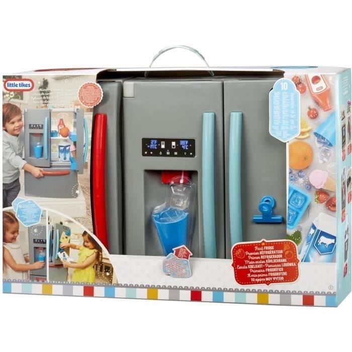 Little Tikes - My 1st Fridge - Pretend Play - Realistic Ice Cube Dispenser - Realistic Lights and Sounds - Food and Beverage