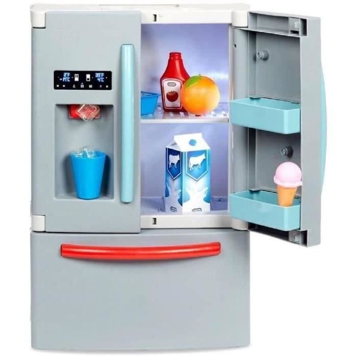 Little Tikes - My 1st Fridge - Pretend Play - Realistic Ice Cube Dispenser - Realistic Lights and Sounds - Food and Beverage
