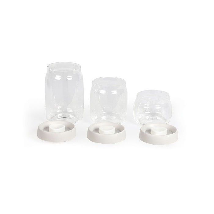 Set of 3 vacuum jars - Livoo - MEN401 -