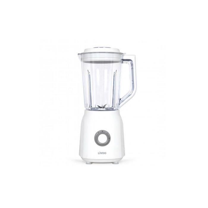 Blender - LIVOO - 1.5 L - 600 W - 22,000 rpm - 2 speeds - Turbo white