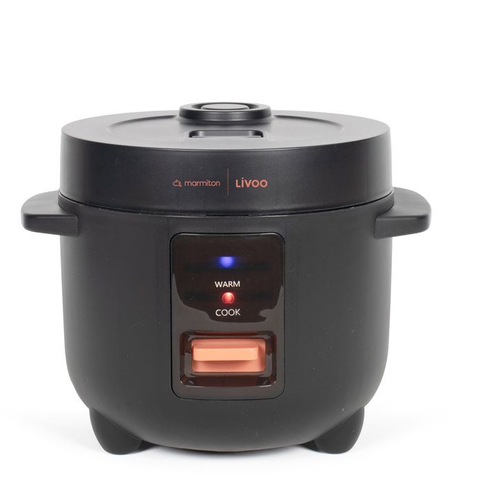 Rice Cooker  - LIVOO x Marmiton - DOC298 - 1.2 L - 400 W - Keep-warm function - Removable inner pot - Nonstick