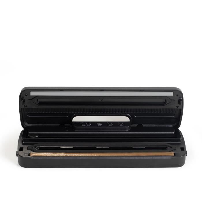 Vacuum Sealer - LIVOO - DOM504 - 110W - 2 functions - 3 modes depending on the food - Film roll included - Integrated cutter