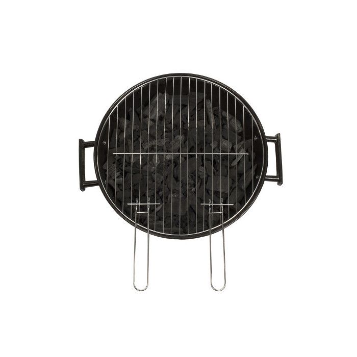 Charcoal barbecue - LIVOO - DOC172K - ø41 cm - Chrome-plated steel grill - Height 69.5 cm - Handles - 2 toothed wheels