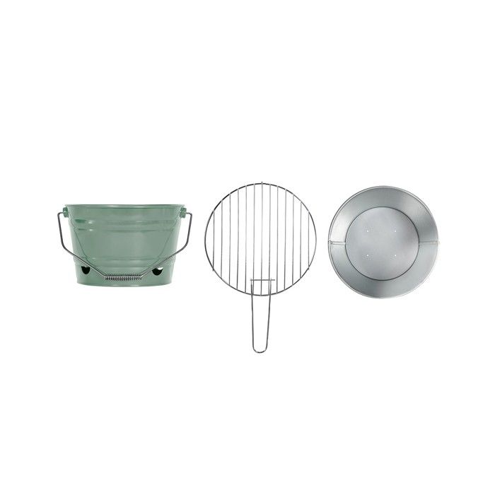 Portable charcoal barbecue - Livoo - DOC327V - Green - Lightweight - Foldable - Easy to clean