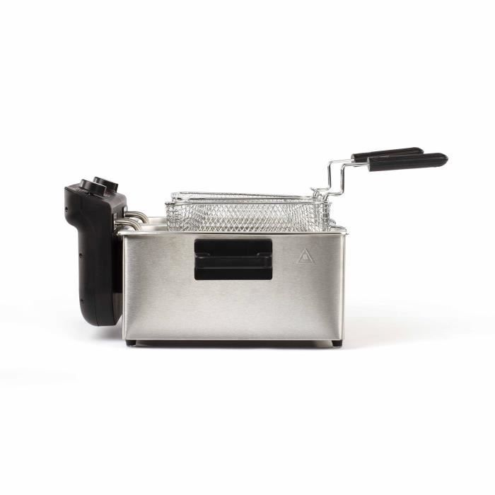 Livoo Doc217 Double fryer 2 x 3 l stainless steel 3300W - Black + gray
