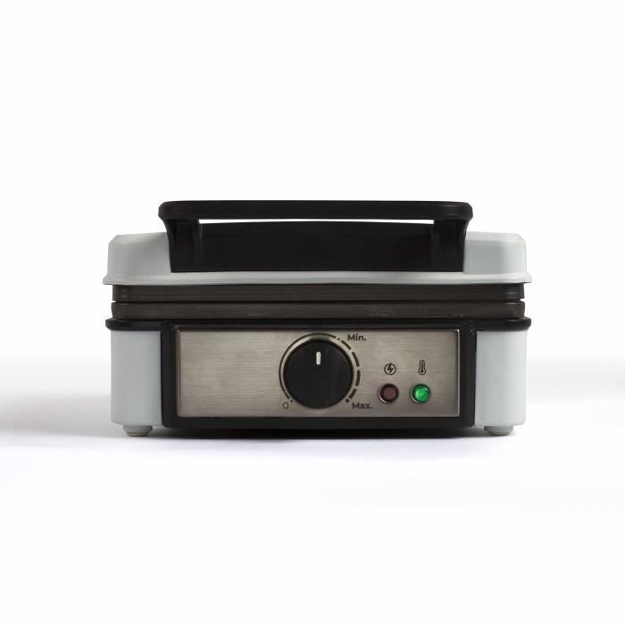 Waffle iron with adjustable thermostat - LIVOO - DOP206 - 1200W - 2 waffles - Non-stick - Surface 14.5 x 17.5 cm - Indicator lights