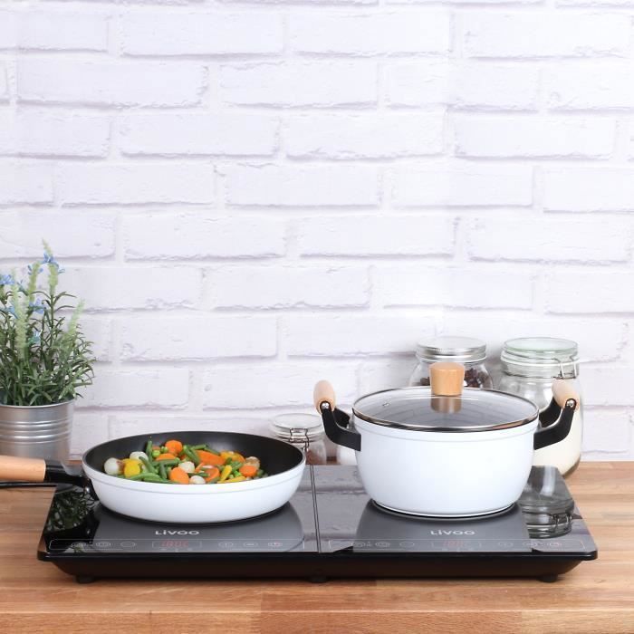 Livoo Doc235 Simple induction plate - 22cm - from 60 ° to 240 ° - Black