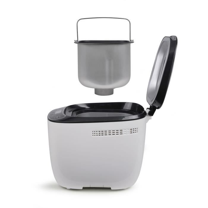 Bread machine - LIVOO - DOP218 - 550W - 12 programs - Removable aluminum bowl - LCD screen - 3 accessories included