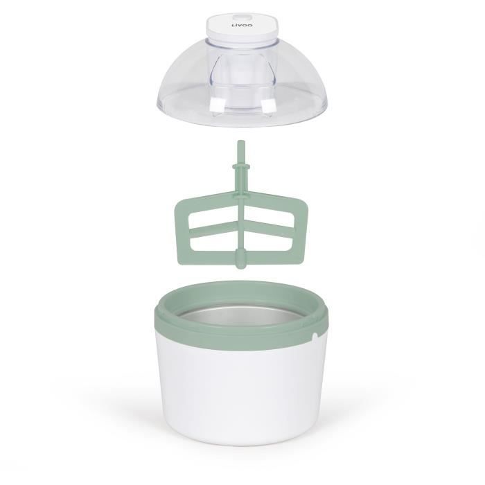 LIVOO - Ice cream maker - DOM461 - 1 L - ON/OFF switch - Cold accumulator tank