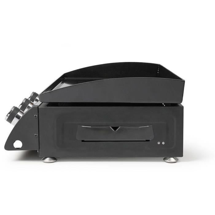 Gas plancha 3 burners 61 x 38 cm