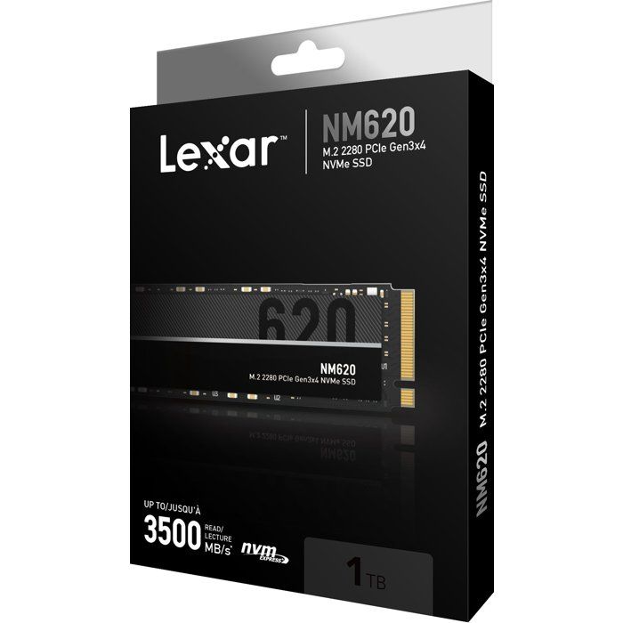 Internal Solid State Drive - LEXAR - NM620 - 1TB - NVMe - (LNM620X001TRNNNG)