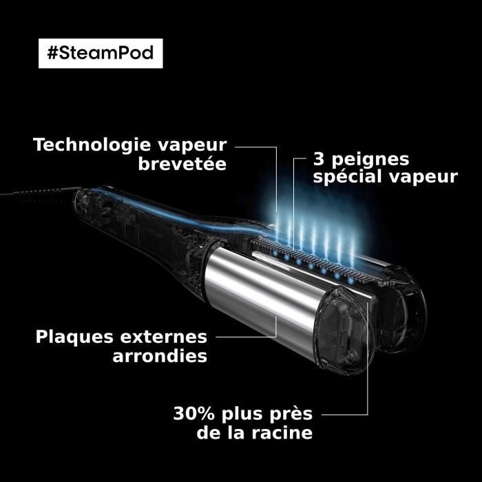 Steampod 4.0 - Steam straightener - High resistance ceramic plate - L'Oréal Professionnel Paris -
