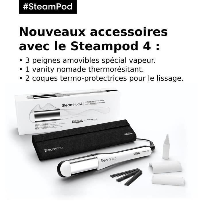 Steampod 4.0 - Steam straightener - High resistance ceramic plate - L'Oréal Professionnel Paris -
