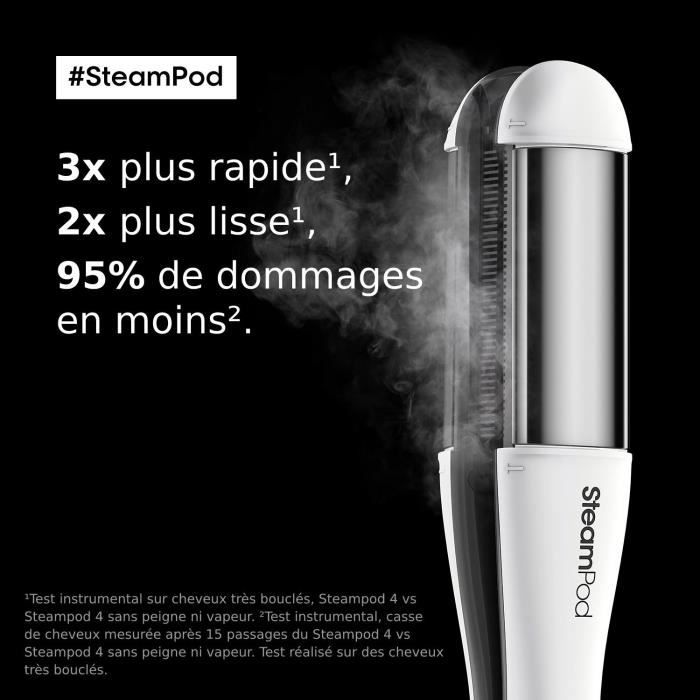 Steampod 4.0 - Steam straightener - High resistance ceramic plate - L'Oréal Professionnel Paris -