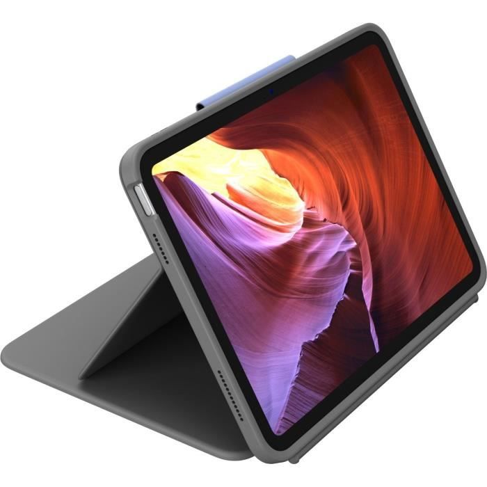 Ultra-protective Keyboard Case - LOGITECH - Rugged Folio - For iPad (7th, 8th, 9th and 10th generations) - Oxford color