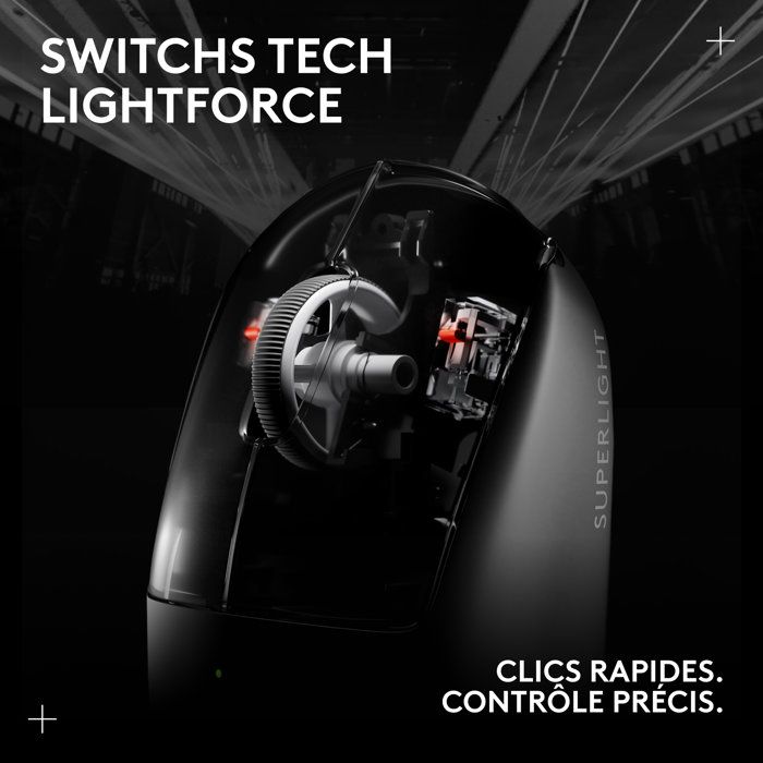 Logitech G PRO X SUPERLIGHT 2 LIGHTSPEED Wireless Gaming Mouse, Lightweight - White
