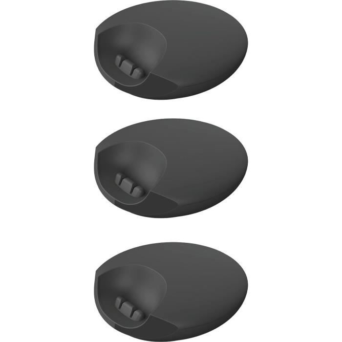 Cordless landline phone - LOGICOM - DECT ILOA 350 TRIO - Black - Without answering machine