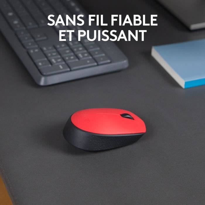 LOGITECH Wireless Mouse M171 Red