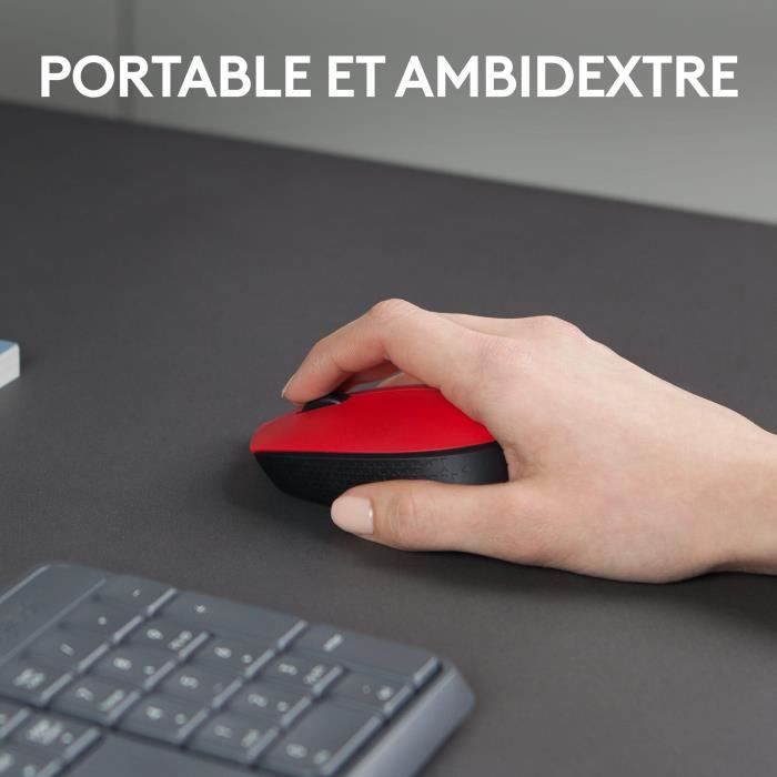 LOGITECH Wireless Mouse M171 Red