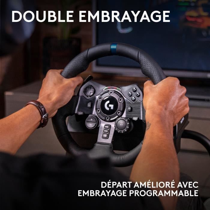 LOGITECH G - Steering wheel G923 - Compatible with PS5 - PS4 and PC