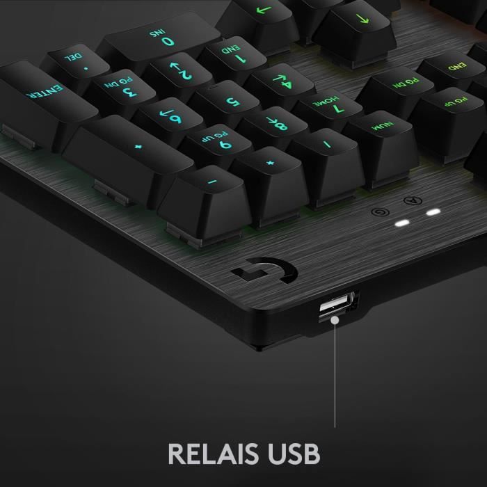 LOGITECH G - Lightsync G512 Keyboard - Carbon
