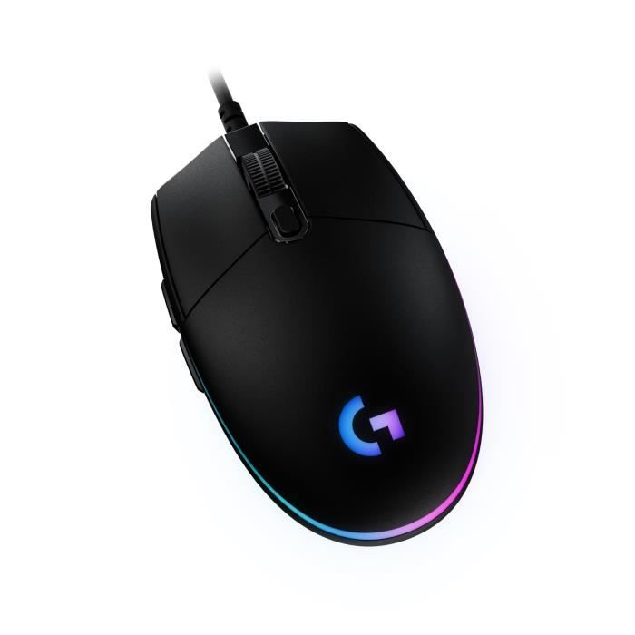 Logitech - G203 LightSync RGB Gaming Mouse - Black
