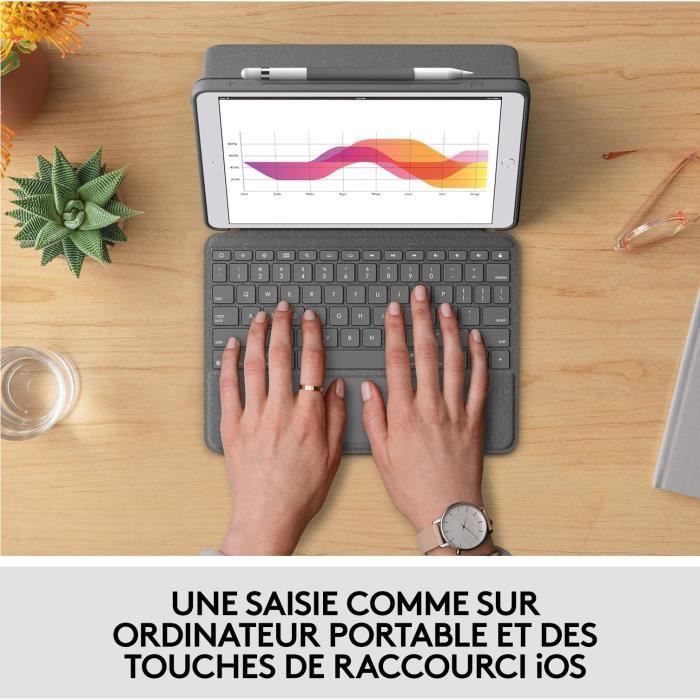 LOGITECH Keyboard Combo Touch IPAD Graphite