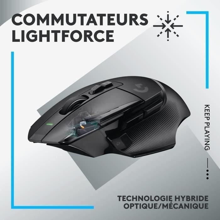 Logitech G502 X LIGHTSPEED Wireless Gaming Mouse - Black