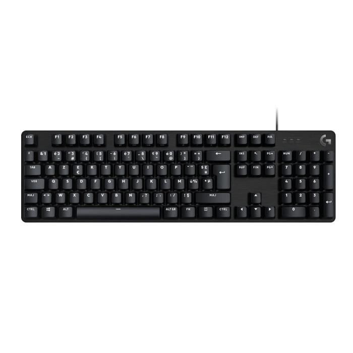 Logitech G - Mechanical gaming keyboard G413 is large - black aluminum