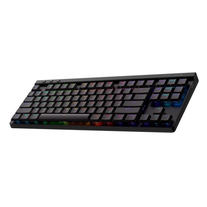 Logitech G515 LIGHTSPEED TKL Wireless Profile Keyboard w/o Numeric Keypad (Red) - Black
