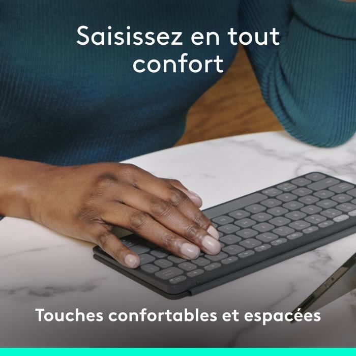 Logitech KEYS-TO-GO 2 Tablet Keyboard, UNIVERSAL BLUETOOTH KEYBOARD - Graphite