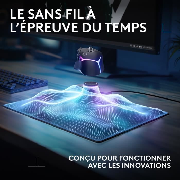 Mouse Pad - Wireless Charging System - Logitech G - Powerplay 2 - Black